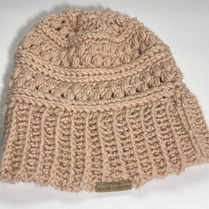 Women's Tan Knit Hat